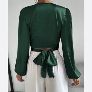 Diane Von Furstenberg Silk Wrap Shirt